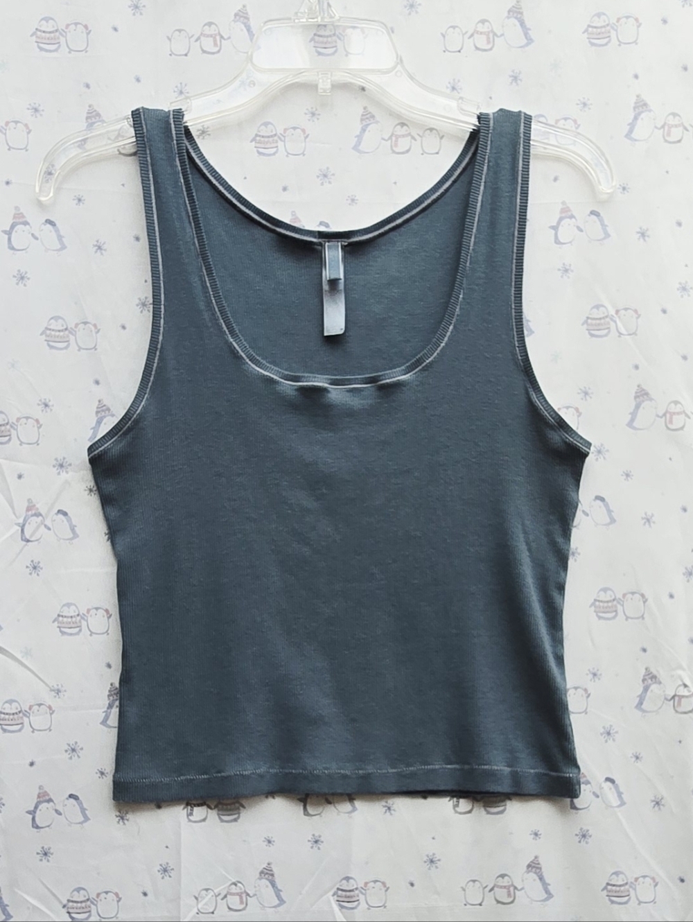 Skims Cotton Rib Tank in Kyanite. Size 4X